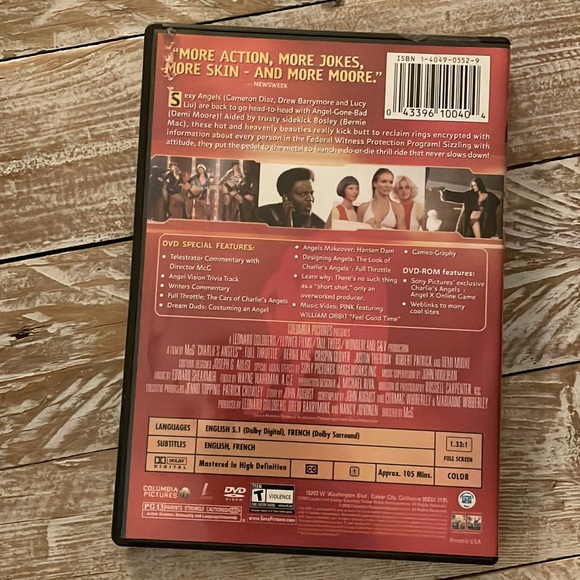 3/$15 u pick dvds📀or 1 for $9~Charlie’s Angels Full Throttle🔥 Special Edition - Picture 2 of 8